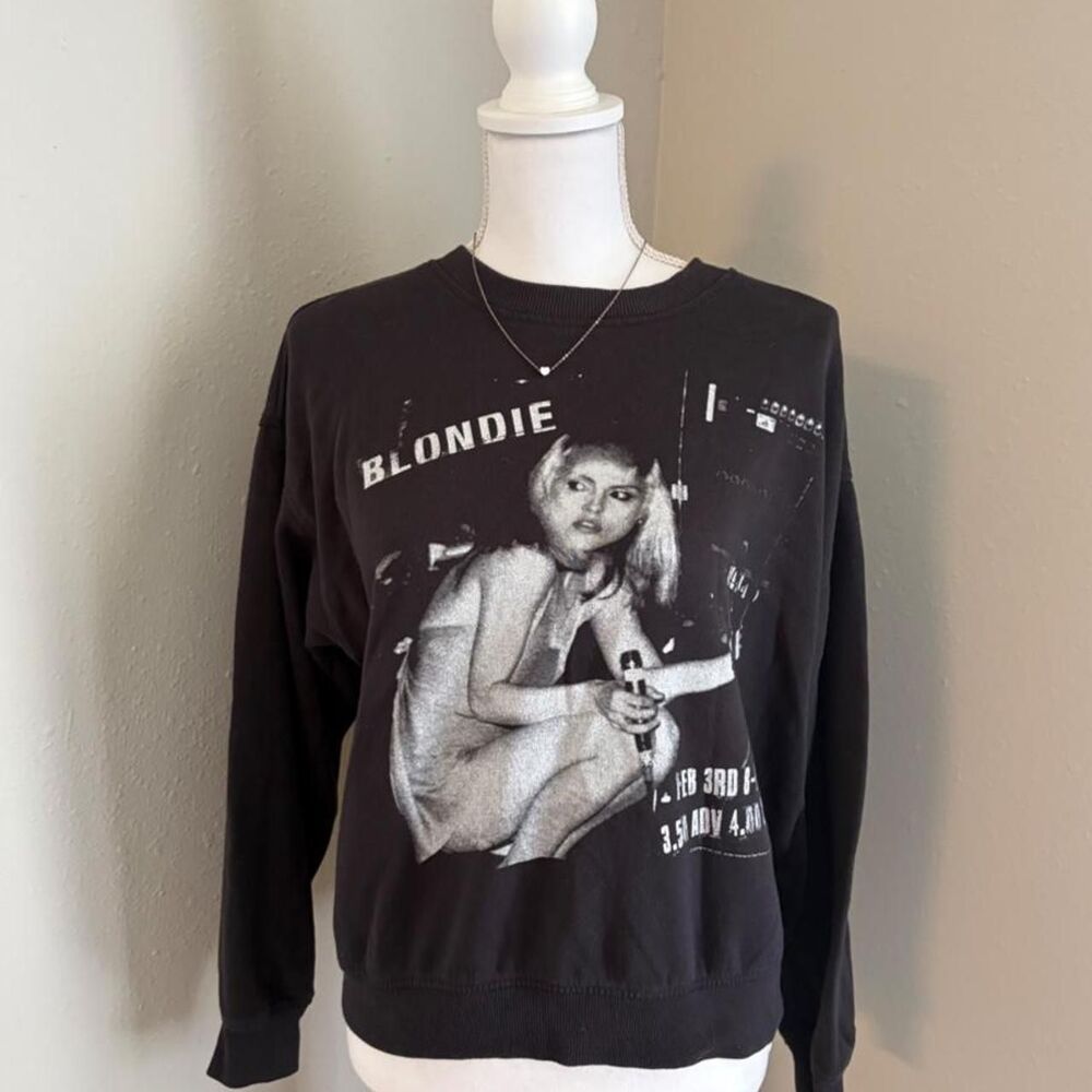 H-m Women's Black and Grey Sweatshirt